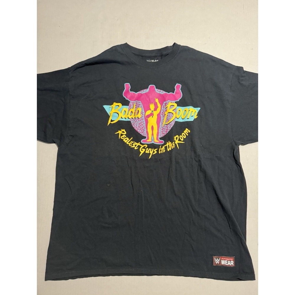 WWE Enzo Amore Bada Boom, Black Pullover Tee, Men's 2X T-shirt - Picture 1 of 5